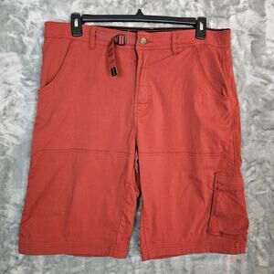 Prana Shorts Mens Extra Large Red Hiking Gorpcore Outdoors Camping